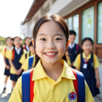 초등학교 3학년 우리딸이 수업해요.